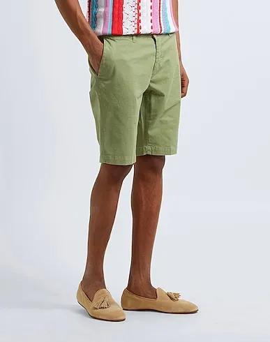 Sage green Shorts & Bermuda ORGANIC COTTON SHIRTS
