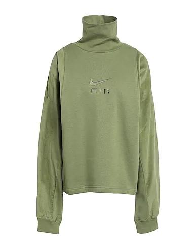 Sage green Sweatshirt Nike Air Women's Corduroy Fleece Top
