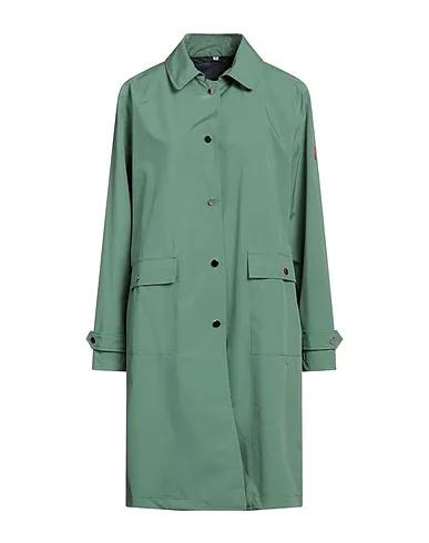Sage green Techno fabric Full-length jacket