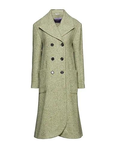 Sage green Tweed Coat