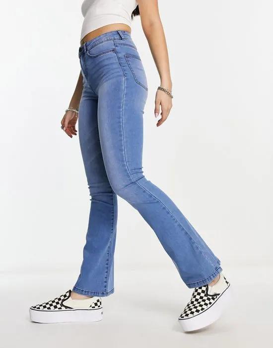 Sallie flared jeans in light blue