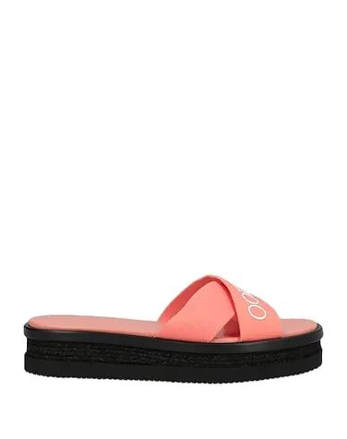 Salmon pink Canvas Espadrilles