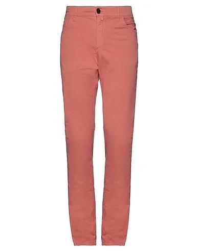 Salmon pink Cotton twill 5-pocket