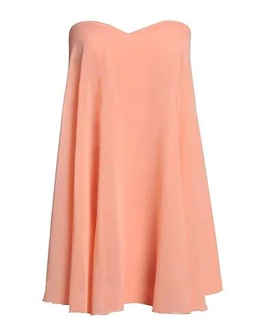 Salmon pink Crêpe Short dress