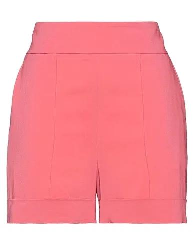 Salmon pink Crêpe Shorts & Bermuda