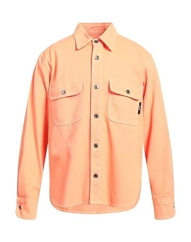 Salmon pink Denim Denim shirt