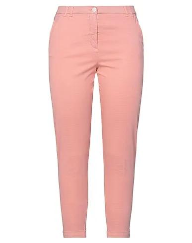 Salmon pink Jacquard Casual pants