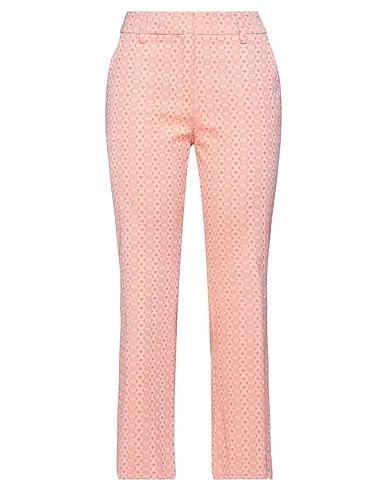 Salmon pink Jacquard Casual pants