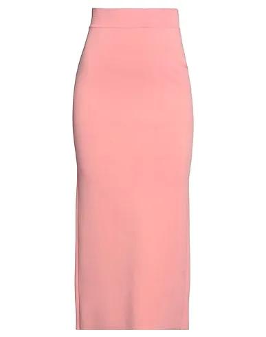 Salmon pink Jersey Midi skirt