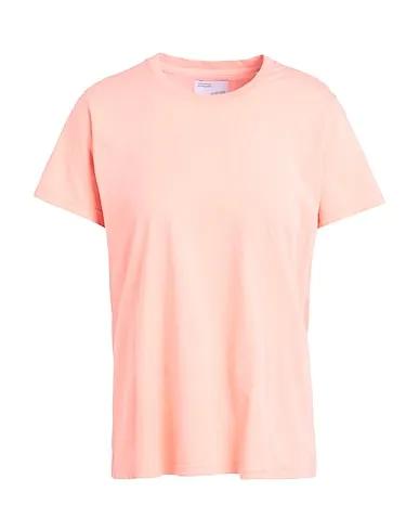 Salmon pink Jersey T-shirt WOMEN LIGHT ORGANIC TEE

