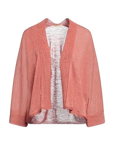 Salmon pink Knitted Cardigan