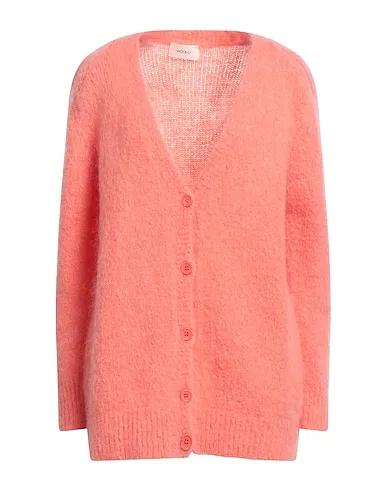 Salmon pink Knitted Cardigan