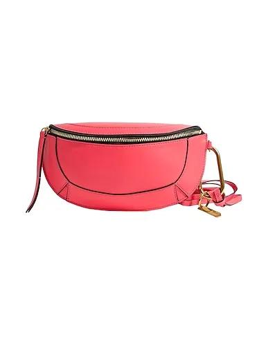Salmon pink Leather Handbag