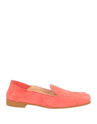 Salmon pink Leather Loafers