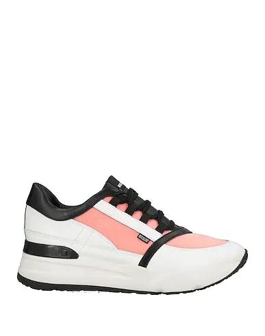 Salmon pink Leather Sneakers