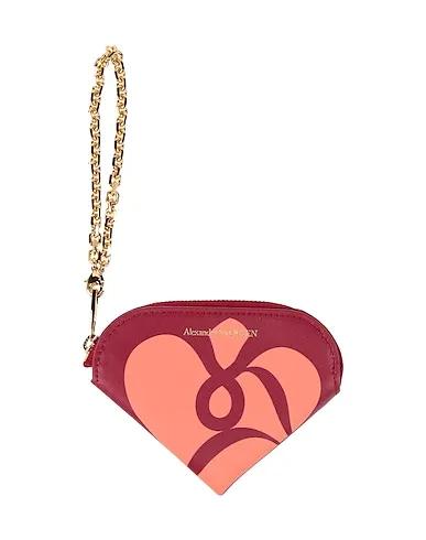 Salmon pink Leather Wallet