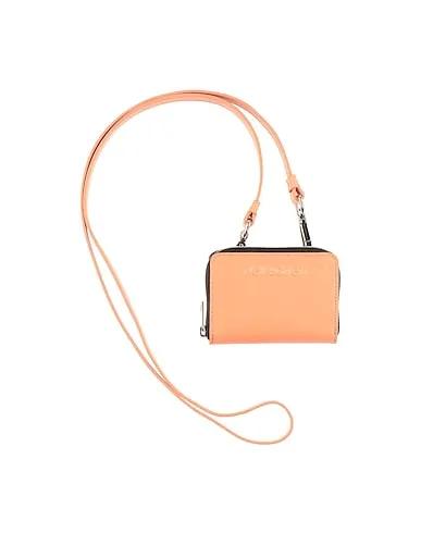 Salmon pink Leather Wallet