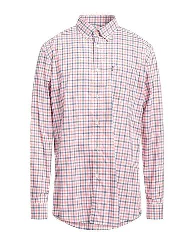 Salmon pink Plain weave