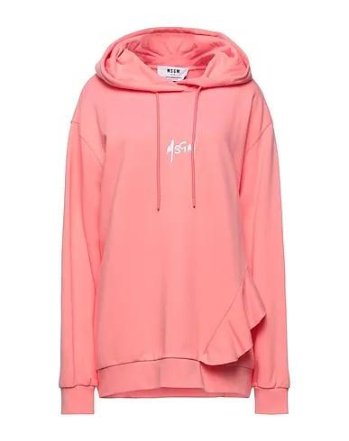 Salmon pink Sweatshirt Hooded sweatshirt