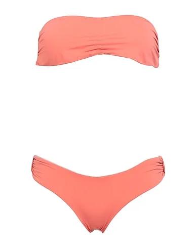 Salmon pink Synthetic fabric Bikini