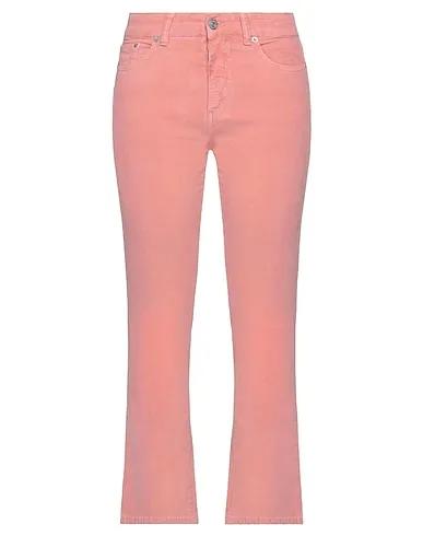 Salmon pink Velvet Casual pants