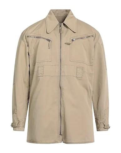 Sand Cotton twill Jacket