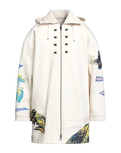 Sand Gabardine Full-length jacket