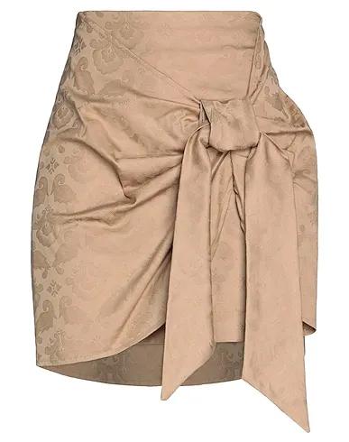 Sand Jacquard Mini skirt
