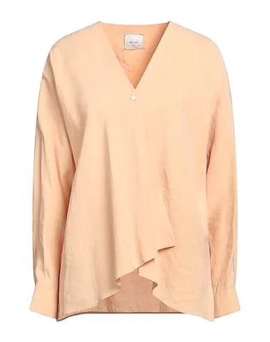 Sand Jersey Solid color shirts & blouses