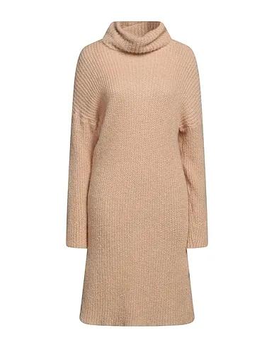 Sand Knitted Short dress