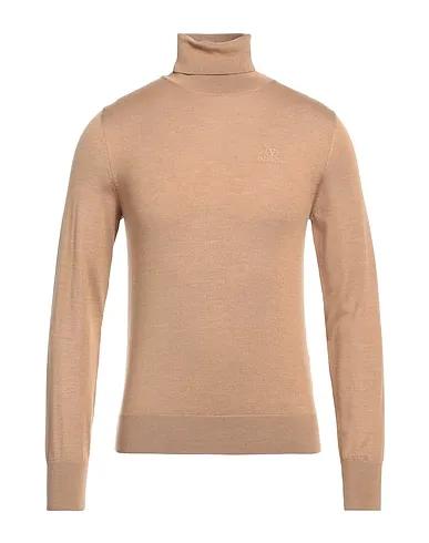 Sand Knitted Turtleneck