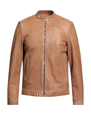 Sand Leather Biker jacket