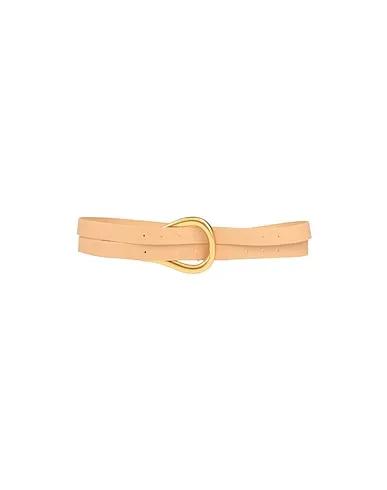 Sand Leather High-waist belt
