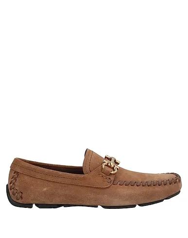 Sand Leather Loafers