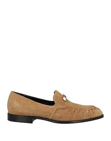 Sand Leather Loafers