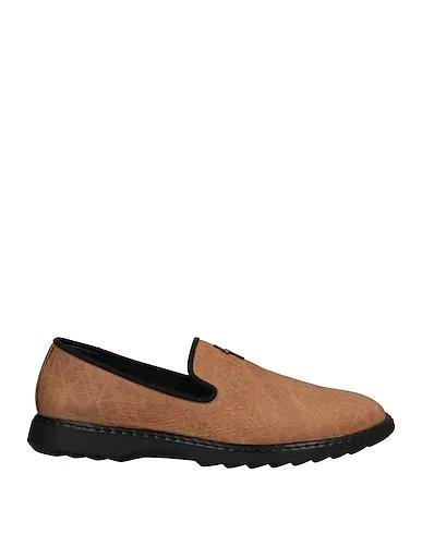 Sand Leather Loafers