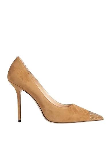 Sand Leather Pump