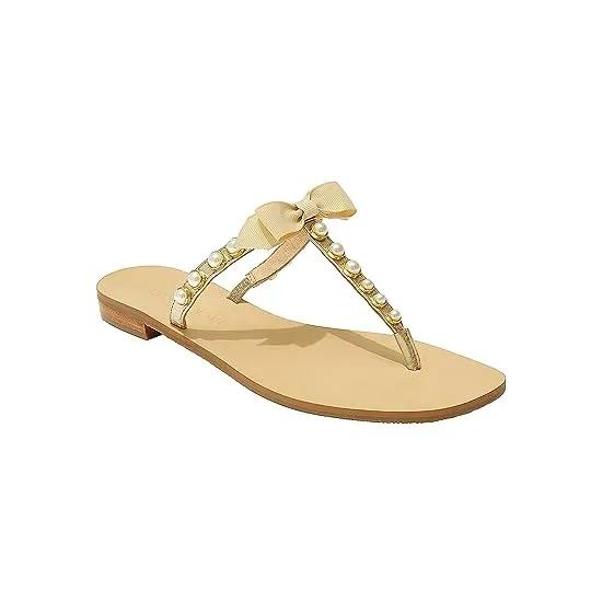 Sand Piper Bow Pearl Sandal