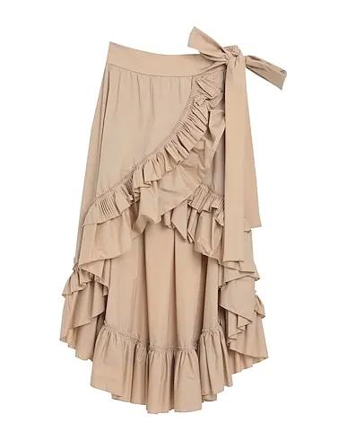 Sand Plain weave Mini skirt