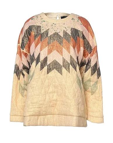 Sand Plain weave Sweatshirt