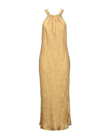 Sand Satin Long dress