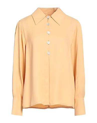 Sand Satin Solid color shirts & blouses