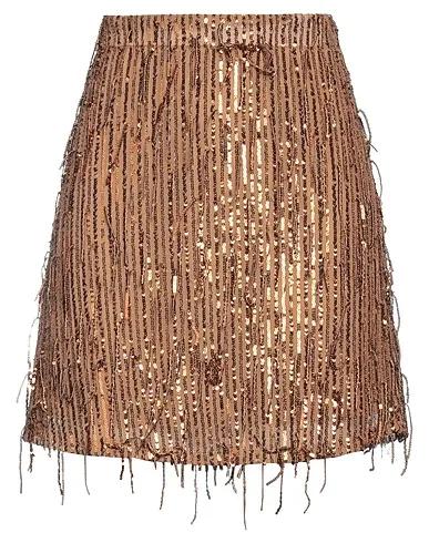 Sand Tulle Mini skirt
