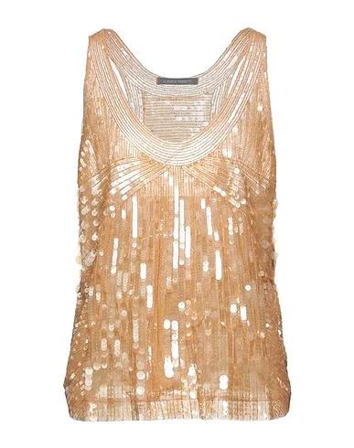 Sand Tulle Top