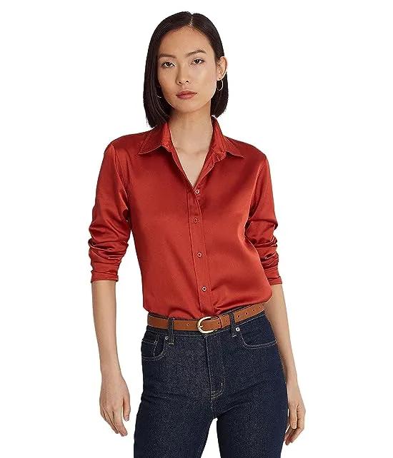 Satin Charmeuse Shirt