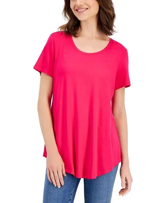 Scoop-Neck T-Shirt, Created for Macy's