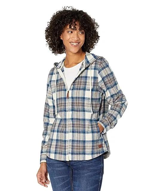 Scotch Plaid Flannel Relaxed Fit Hoodie