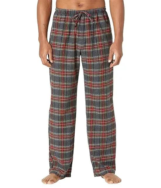 Scotch Plaid Flannel Sleep Pants Tall
