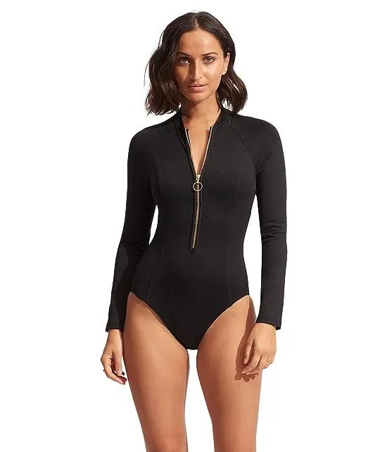 Seafolly Collective Zip Front Surfsuit