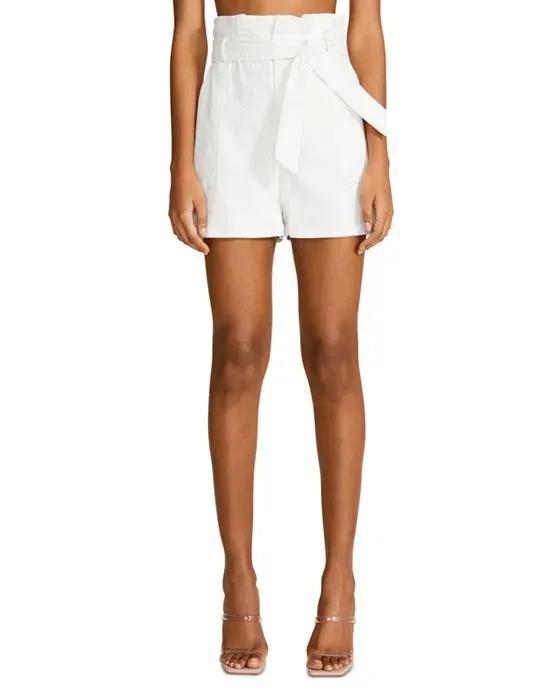 Seaside Cinch Paperbag Waist Shorts